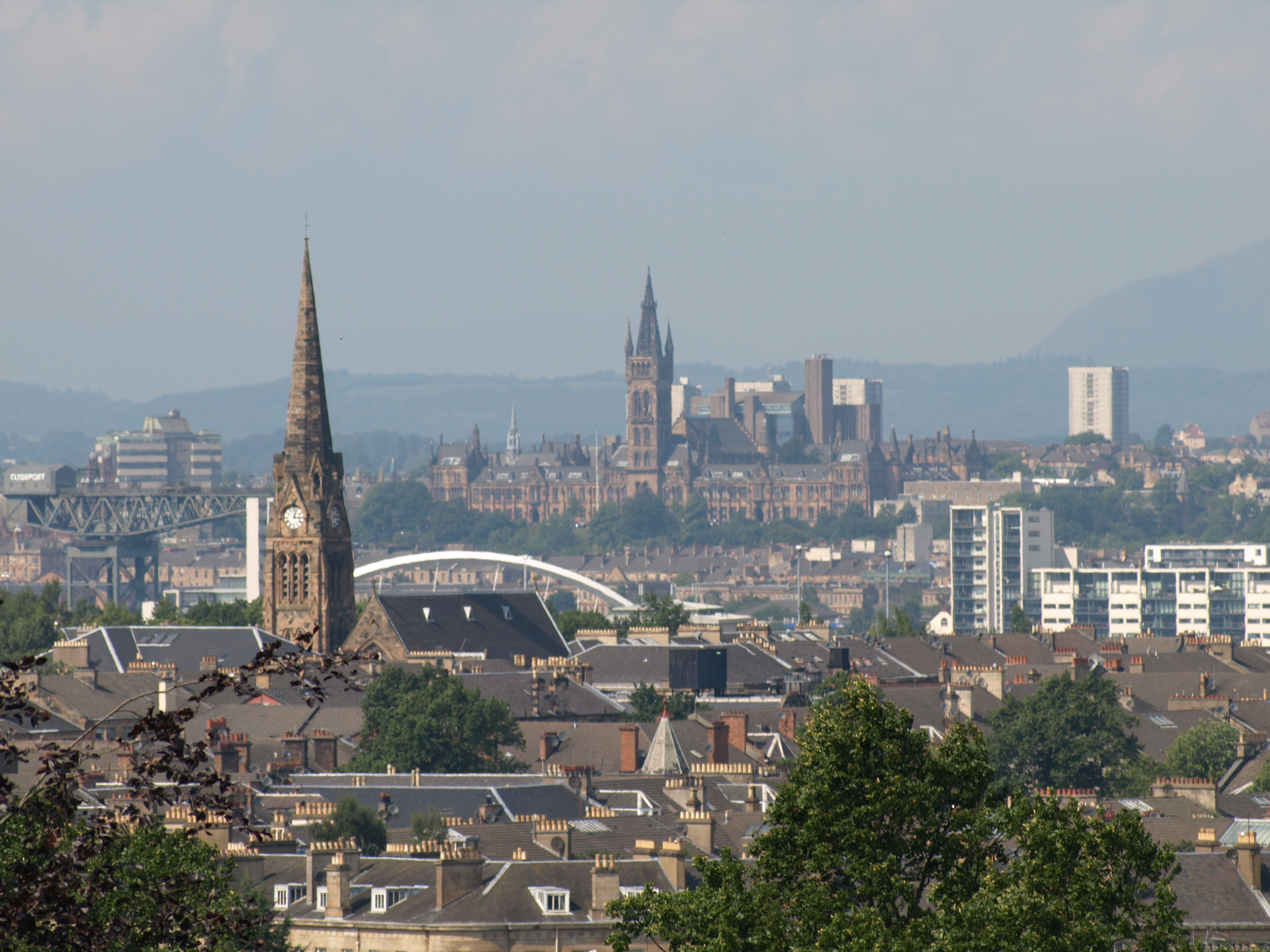An image overlooking Glasgow from Queens Park Investing in property in Glasgow